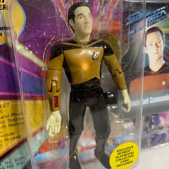 SEALED! 1993 - Star Trek TNG - DATA - Playmates Toys - VINTAGE NEXT GENERATION - Picture 5 of 5